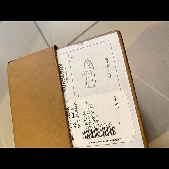 Burberry Slip On Sneaker LF Thompson L Check - Picture 13 of 13